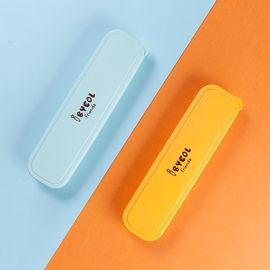 [I-BYEOL Friends] Spoon Case, Yellow _ Toddler and Kids, Toddler Utensils, Microwave Dishwasher Safe, BPA Free _ Made in KOREA